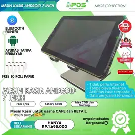 Alat Kasir  Mesin Kasir Android 7 inch - Paket Aplikasi