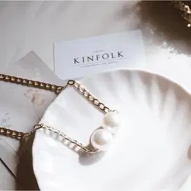 [PRELOVED] NECKLACE PEARL / KALUNG MUTIARA/ KALUNG PESTA/ AKSESORIS