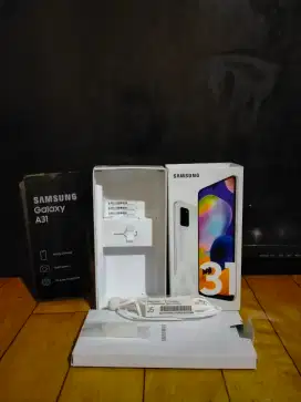 DUSBOX Samsung A31 + Handsfree Original Bawaan Hp