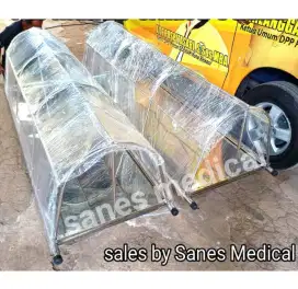 Kurung Batang Mobil Ambulance SSM Stainless Steel Tandu Mayat Jenazah
