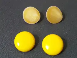 2 pasang aksesoris anting yellow