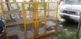 Kandang kucing alumunium 4 kamar