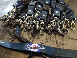 Souvenir Tali Lanyard Tali ID Card Gantungan Kunci Sablon Print Custom