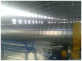 mesin spiral round duct ducting bjls utk pipa ac sentral ahu splitduct
