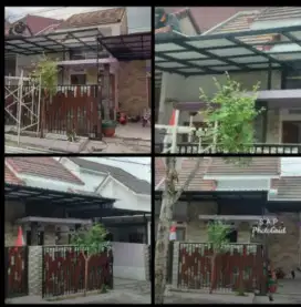 Kanopi besi kotak atap galvalum