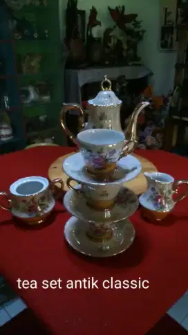 Tea set porseline antik