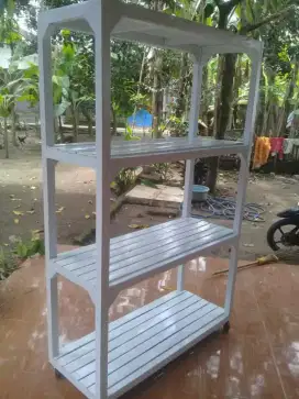 rak kayu bisa custom