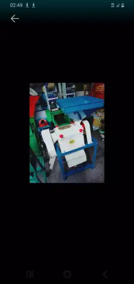 (Rumah teknik jogja) mesin poles padi mini+ engine 5,5 hp