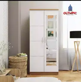 Lemari pakaian 2 pintu