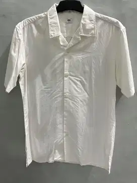 Baju kemeja uniqlo warna BW