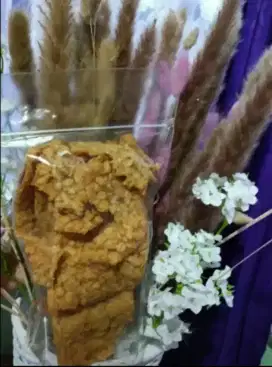 Snack cemilan jajanan keripik tempe 2 rasa enak murah renyah gurih