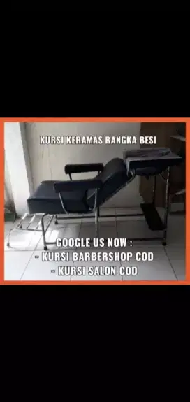 Kursi keramas rangka besi
