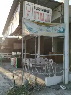 Jemuran pakaian alumunium tebal