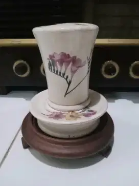 Vas keramik antik koleksi lawas dekorasi vintage retro jadul rare unik