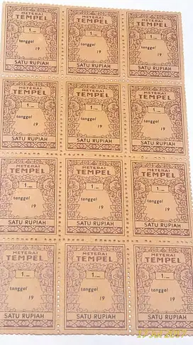 Meterai Satu Rupiah
