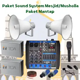 Paket sound system Mesjid Musholla murah mantap