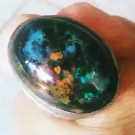 Cincin Bacan akik Motif Lawas Berkualitas