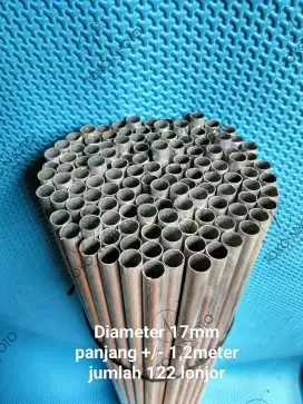 Pipa aluminium Potongan 120cm