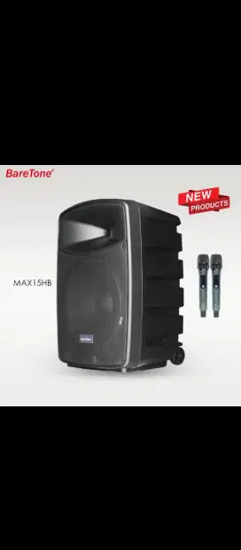 Speaker portebel baretone max 15 hb,15 in