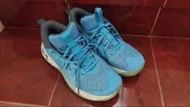 Sepatu Under Armour Embiid 1 ASW Blue Basketball Shoes
