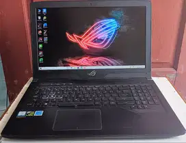 Laptop ASUS Gaming ROG GL503VD core i7 gen7 2,8ghz,vga 4gb ok semua