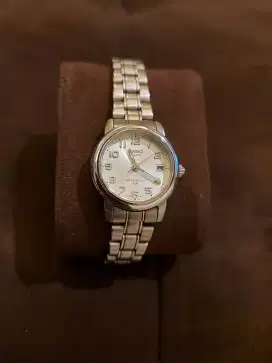 Jam Tangan CASIO QUARTZ JAPAN Stainless Steel Asli, Kondisi 90% mulus