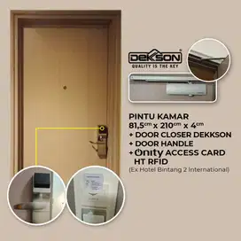 Pintu Kamar Hotel Standard ** international dgn door closer/stopper