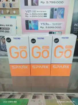 Tecno Spark Go 4+3/64 GB Dual Camera 5000 mAh Type-C  Garansi Resmi