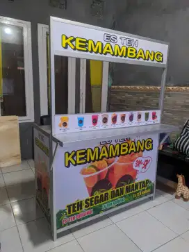 Home industri boothportable, meja stand, kuliner, grobak, etalase dll