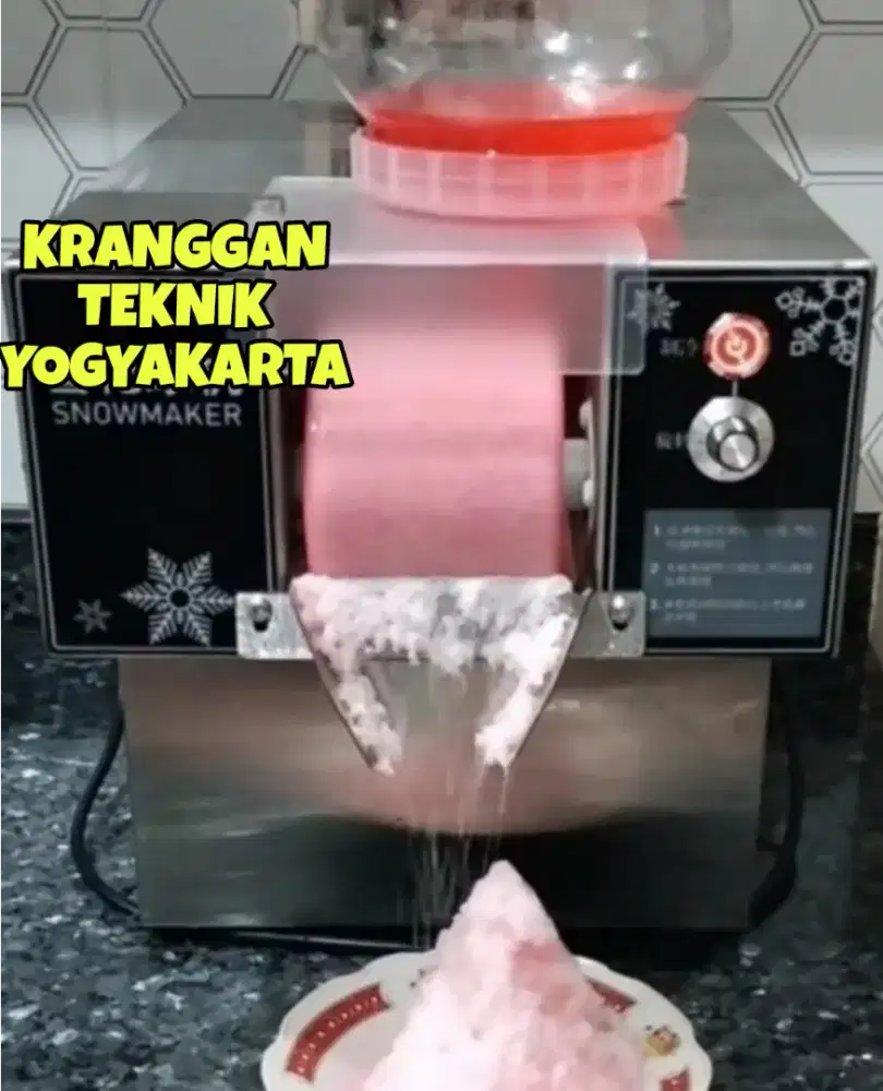 (KRANGGAN TEKNIK)mesin es bingso snow ice machine mesin es korea