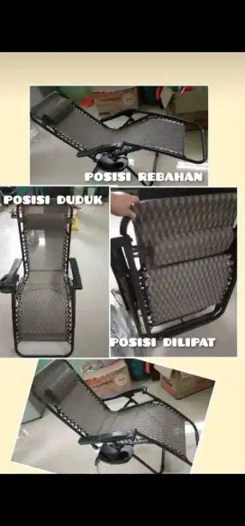 Kursi Santai Lipat Portable Anti Jatoh Sangat Kokoh Best Seller