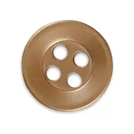 10 Pcs Kancing Resin Cokelat Brown Transparan 11mm 1,1cm 4 Lubang Baju