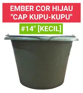 *EMBER COR HIJAU KUPU-KUPU #14 KECIL