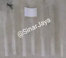 Atap Plastik Gelombang (Transparan)