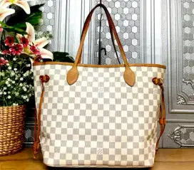 LOUIS VUITON NVERFUL DAMIER MADE IN FRANCE NO BACA DESKRIPSI DIBWAH YA