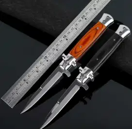 Pisau lipat outdoor camping survival stiletto italia