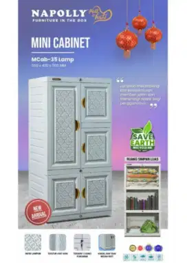 Lemari plastik Napolly