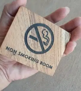 No smoking tanda rambu larangan sign laser