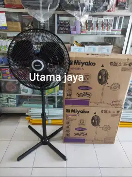 KIPAS ANGIN MIYAKO 16 PLASTIK KAS-1606X PL (BARU DAN BERGARANSI)