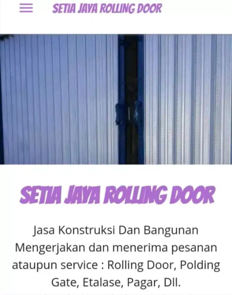 Setia jaya folding gate murah cepat berkualitas