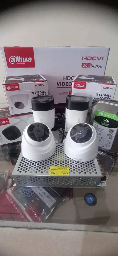 PAKET TERLARIS 4 KAMERA CCTV DAHUA