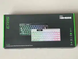 Keyboard Gaming 60% RGB NYK Nemesis K06 Eris with Phone Stand Holder