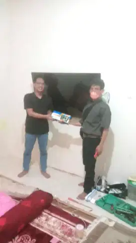 Bracket TV led lcd gratis jasa pasang