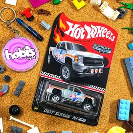Diecast Hot Wheels ZAMAC Edition 2019 Chevy Silverado Off Road Mail In