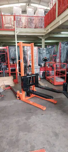 hand lift 2ton/1.6m,  hand stacker, hand pallet, forklift, (BARU)  COD