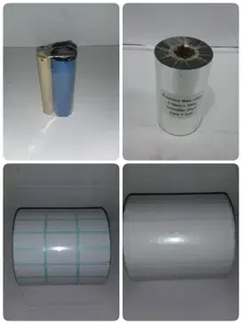 Label stiker printer Barcode dan ribbon barcode