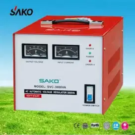 stabilizer sako 3000 watt otomatis svc3000VA stavol sako stabil listri