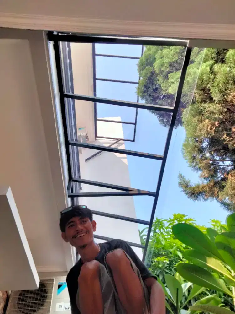 pagar teralis canopi pintu besi