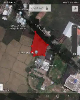 Dijual Tanah jalan poros tun abd razak hertasning baru