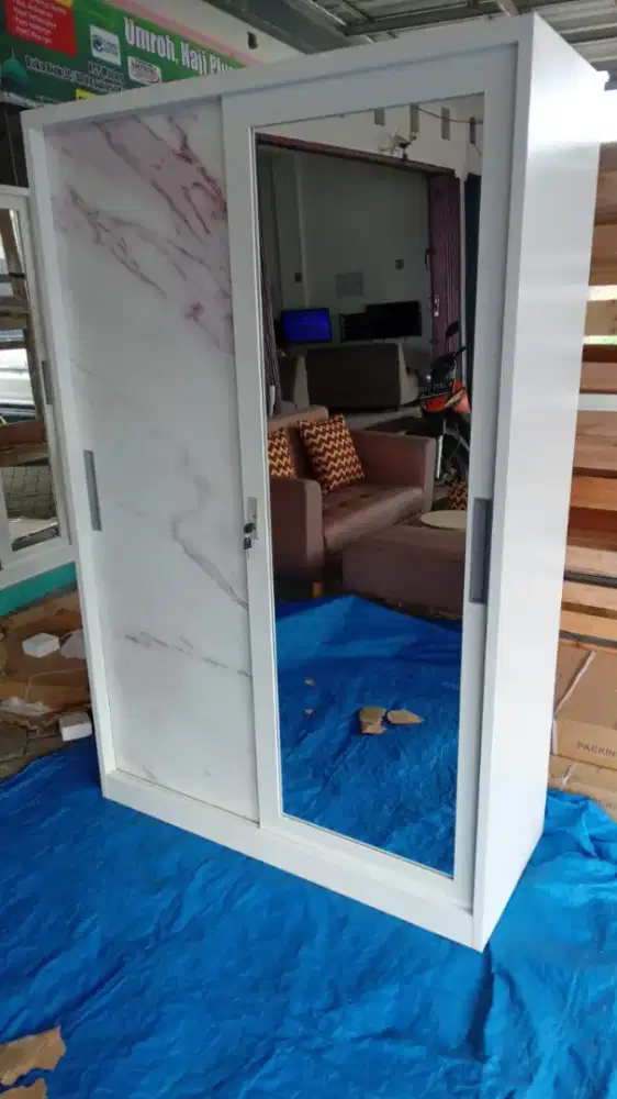 Lemari Besi Import 2pintu 120x50x180cm